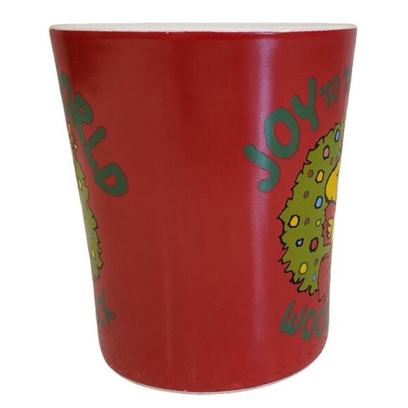 Woodstock Christmas Mug Woodstock Coffee Mug Peanuts Snoopy Christmas - Picture 6 of 10